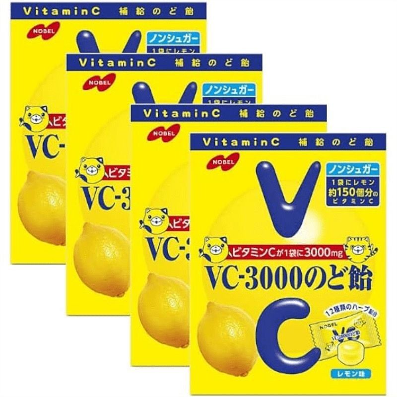 Nobel nobel nobel VC3000 Candy วิตามินผลไม้นําเข้าเลมอนซุปเปอร์