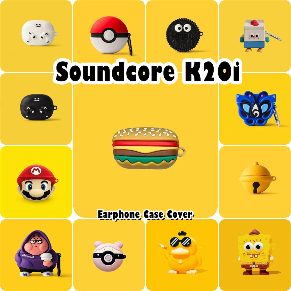 ส่วนลดFor Soundcore K20i Case Casing Soft Silicone Trend Cartoon Headphone Case Cover NO.2