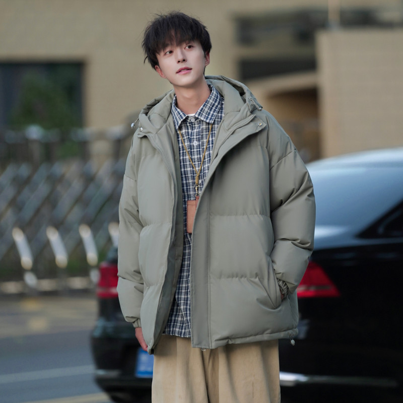 M-4XL เสื้อแจ็คเก็ตผ้าฝ้ายมีฮู้ดหนาใหม่เสื้อแจ็คเก็ตขนมปังคู่ฤดูหนาวเสื้อแจ็คเก็ตผ้าฝ้ายลําลองอเนกประสงค์