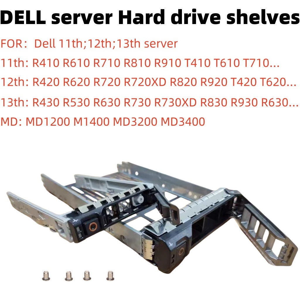 RangeVoyage 2.5 3.5 "SAS SATA HDD แคดดี้ถาดสําหรับ dell poweredge server R310 R510 R720 R730 Boutiqu
