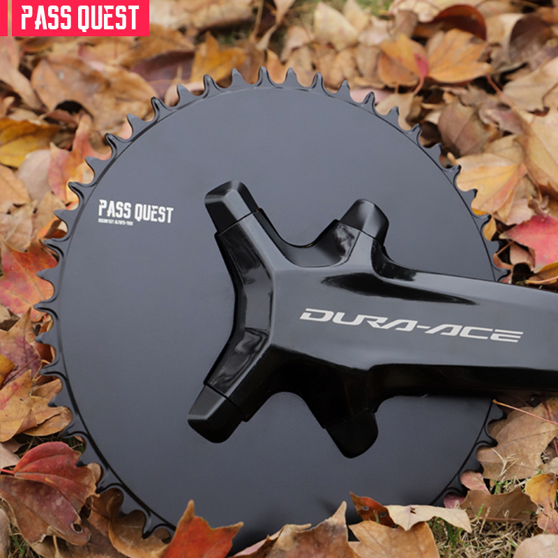 Pass QUEST Chainring R9200 110BCD 4 bolt สําหรับ Shimano Dura Ace R9200 AERO ปิดสนิทรอบแคบกว้างแหวนโ