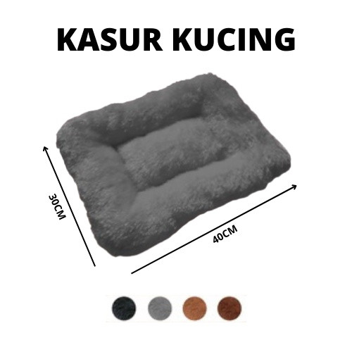 - CAT BED THICK RASFUR FUR MAT CAT BED MAT CAT DOG RABBIT PILLOW
