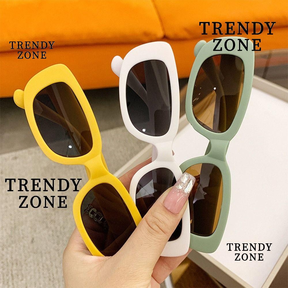 Trendyzone Kids Oval Frame Sun Glasses, Sun Protection Outdoor Childrens Square Glasses, Retro Summe