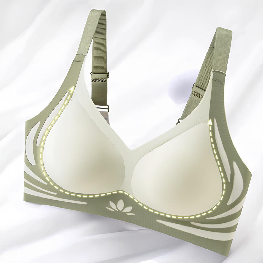 บราไร้โครง เสื้อในเก็บข้าง ชุดชั้นในไร้โครงเหล็ก เก็บทรงสวย กระชับลำตัว ไร้โครง ไร้ขอบ ทรงเก็บเต้า พร้อมส่งจากไทย - รูปที่ 6