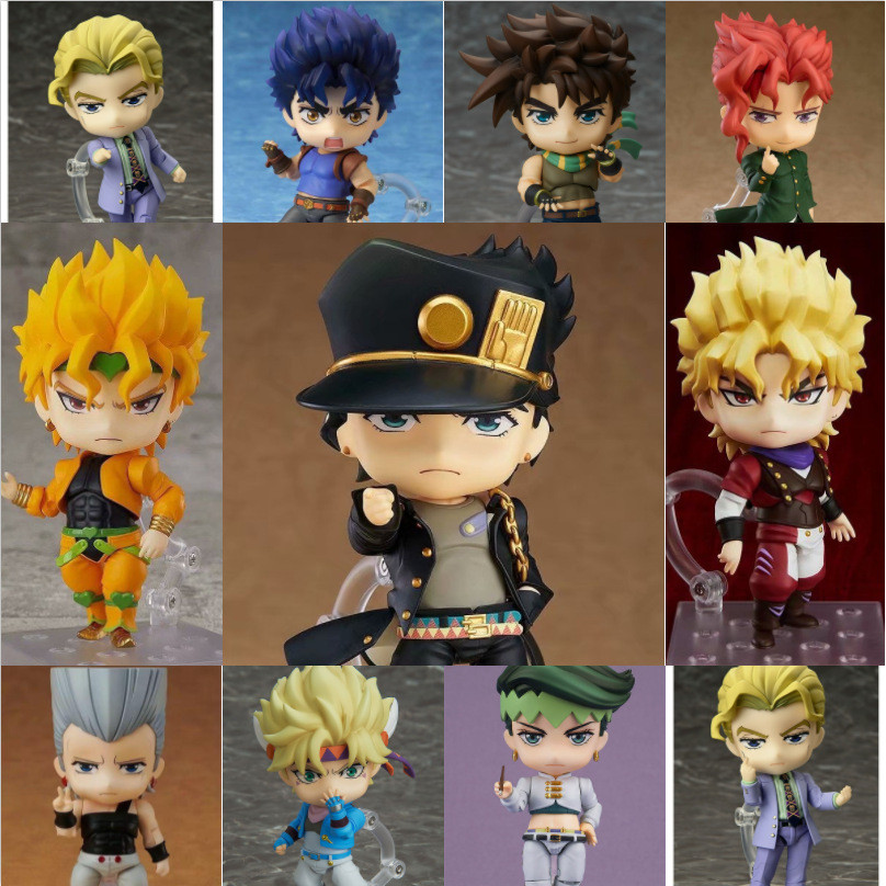 Nendoroid JoJos Bizarre Adventure Kira Yoshikage Jotaro Kujo Joseph Joestar Polnareff Caesar Jonatha