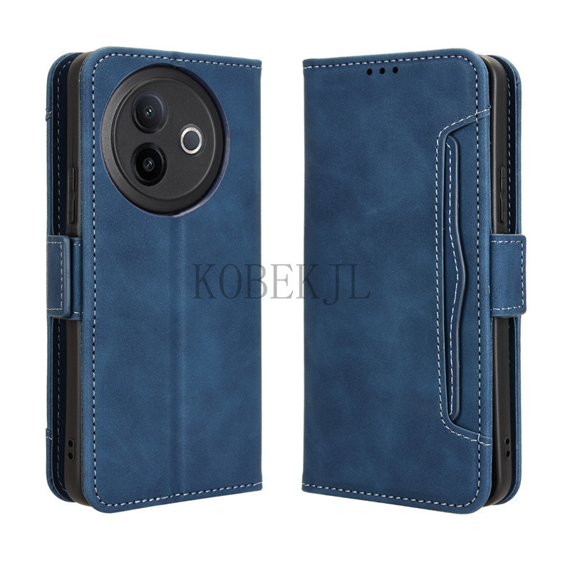 VIVO Y300i Y39 Y14 Flip Case Multi-card slot PU Leather Wallet Phone Casing Stand Holder