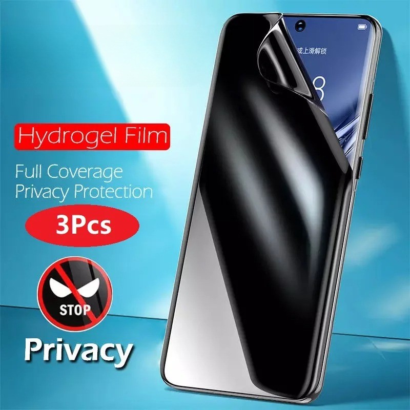 Moto Edge50 40 30 20 3pcs HD Anti Spyความเป็นส่วนตัวHydrogelฟิล์มสําหรับMoto Edge 50 40 30 20 5G UW 
