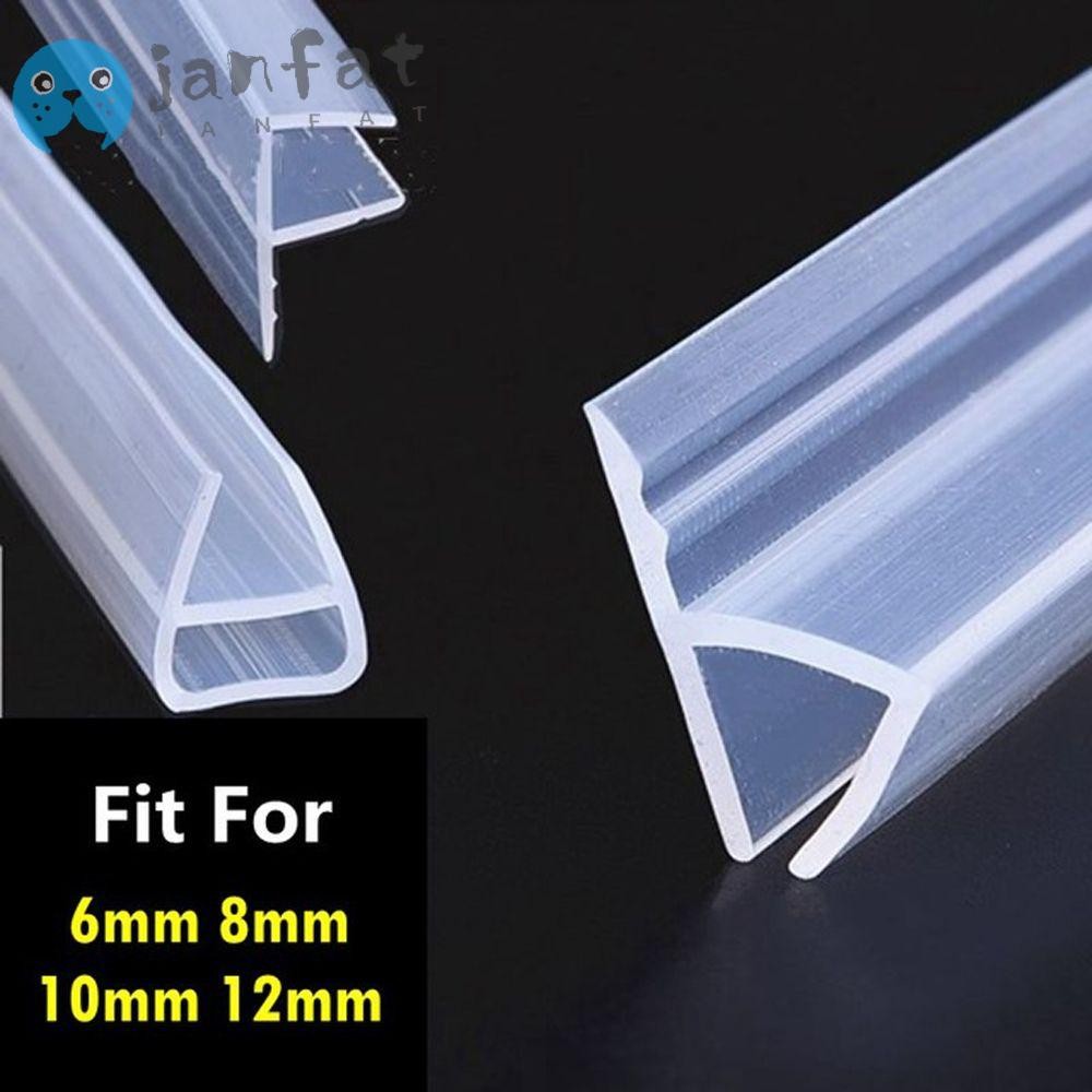 Janfat 1M 6-12 มม.FU h Shape Seal Strip ฉากกั้นอาบน้ําห้องน้ําอุปกรณ์เสริม Home & Living Window Seal