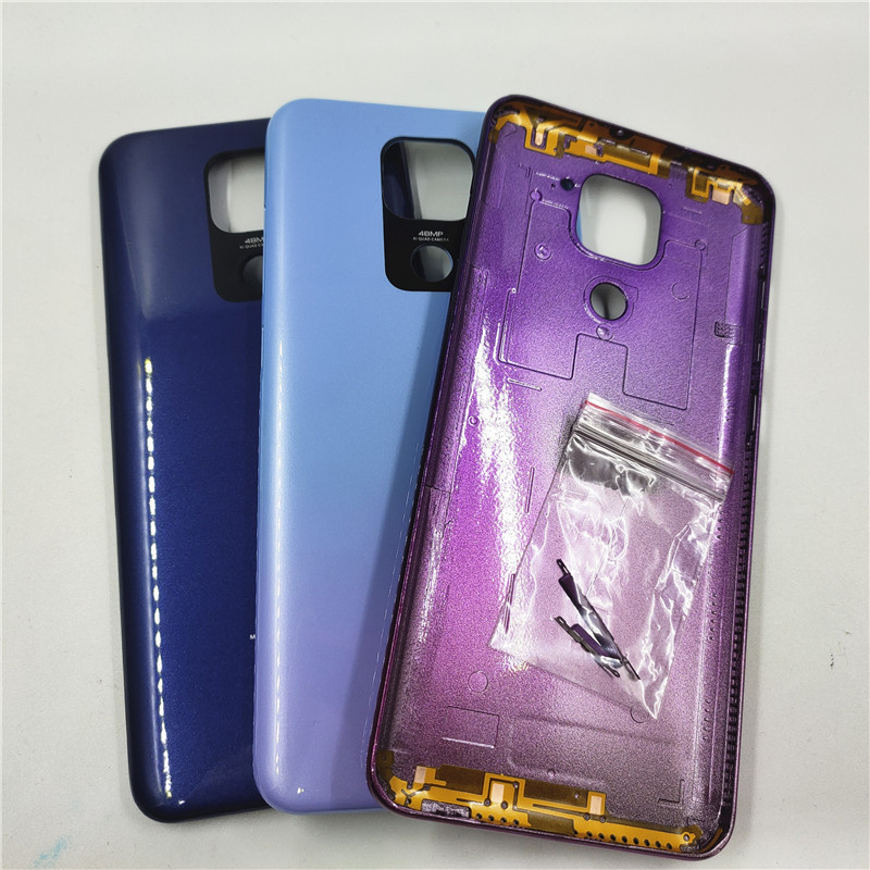 ฝาหลังใหม่สําหรับ Xiaomi Redmi Note 9 เคสด้านหลังสําหรับ Redmi 10x 4G ฝาครอบแบตเตอรี่