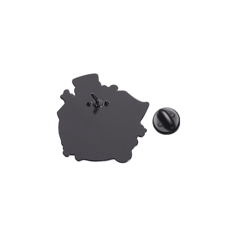 ความชั่วร้ายบรรจุขวดแมวดําเคลือบเข็มหมุดสัตว์ตลกตราเข็มกลัดปกโลหะสําหรับเป้สะพายหลัง - รูปที่ 7