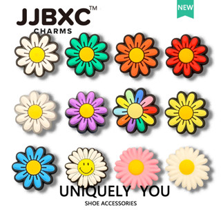 JJBXC cross จิบบิท หัวเข็มขัดดอกเดซี่ สีสันสดใส จิ๊บบิท ตัวต…