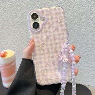 ลายตารางลายดอกไม้เล็กๆเหมาะสำหรับ Apple 16 15 14 13 12x7 8เค…