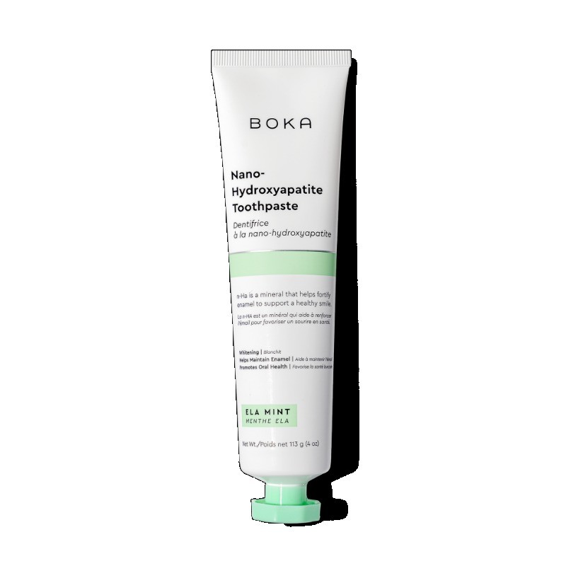 BOKA ไวท์เทนนิ่ง Anti-Sensitive Repair Enamel ยาสีฟันเด็กผู้ใหญ่ปราศจากฟลูออไรด์ 118ml