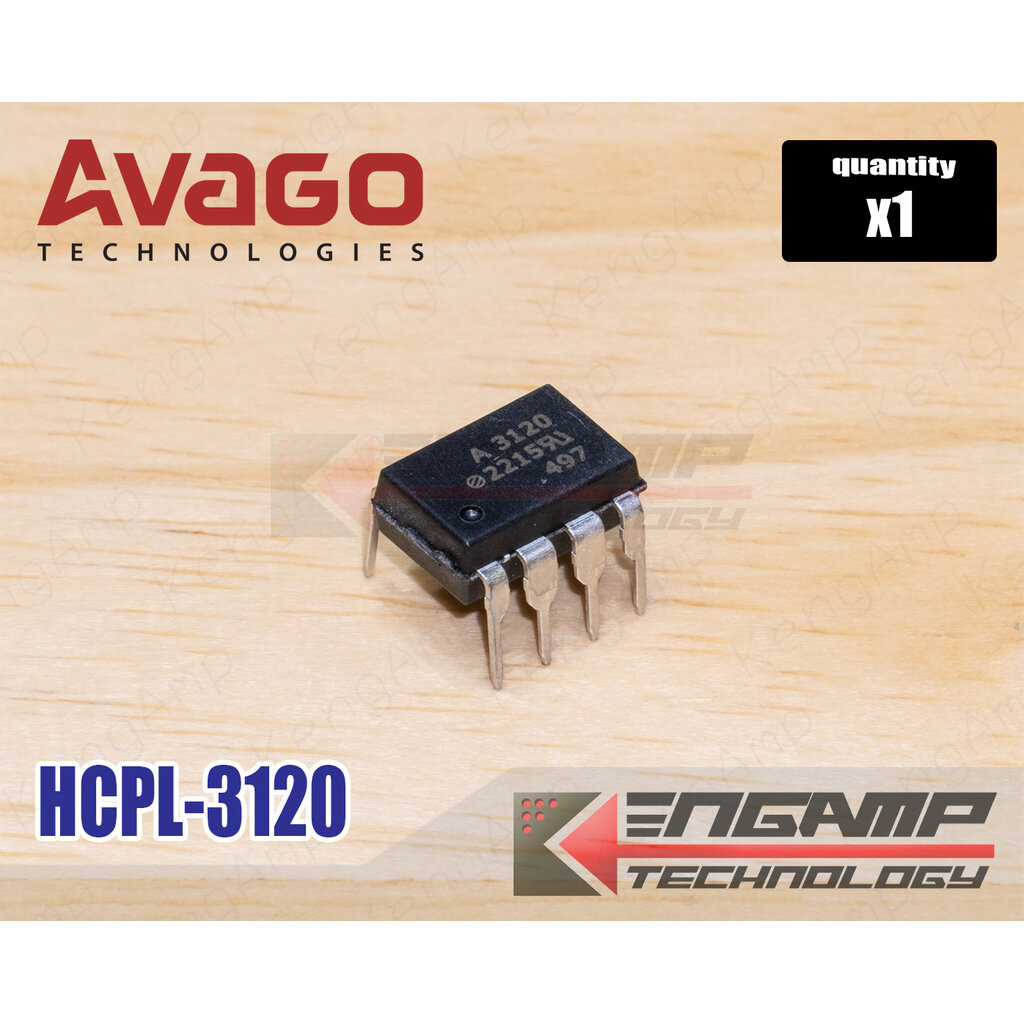 (1ตัว) [IC] HCPL-3120 A3120 AVAGO 2.5 Amp Output Current IGBT Gate Drive Optocoupler