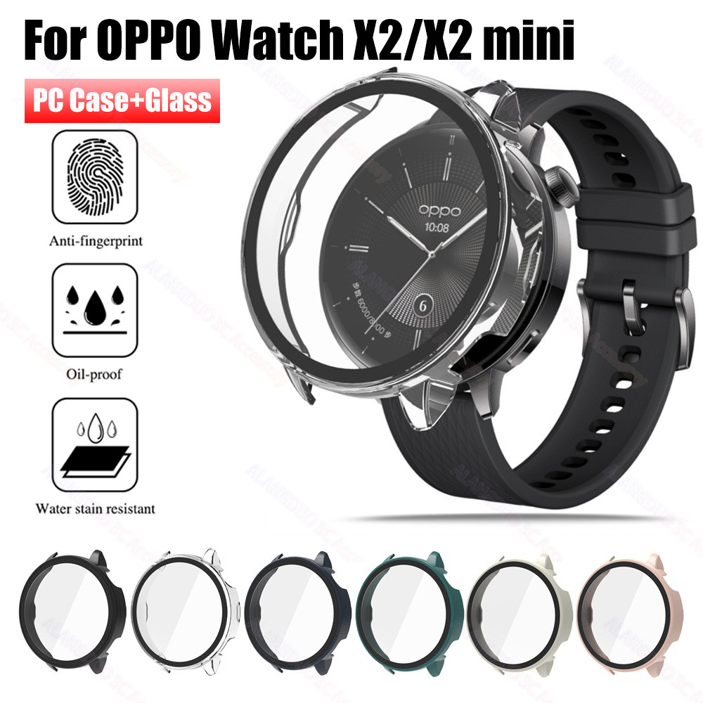 Oppo Watch X2 Mini Case PC Full Cover + กระจกนิรภัย Hard Case สําหรับ OPPO Smart Watch X2 อุปกรณ์เสริม