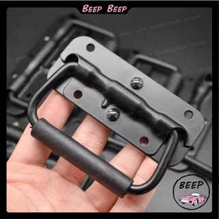 ส่งจากกรุงเทพ มือจับสปริงเปล่า สีดํา ไม่มีสกรู พับได้ ขนาด 1…