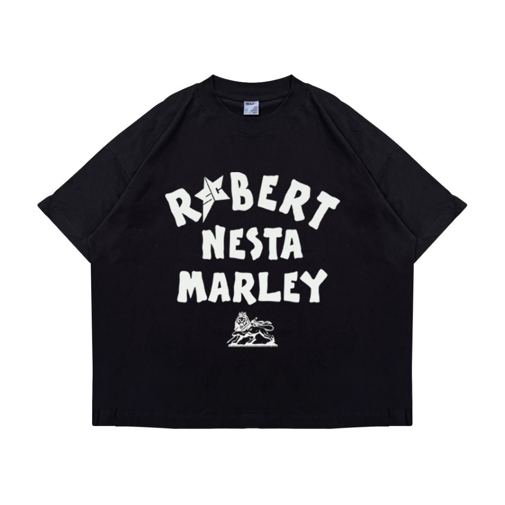เสื้อยืด OVERSIZE BOXY NESTA MARLEY BLACK