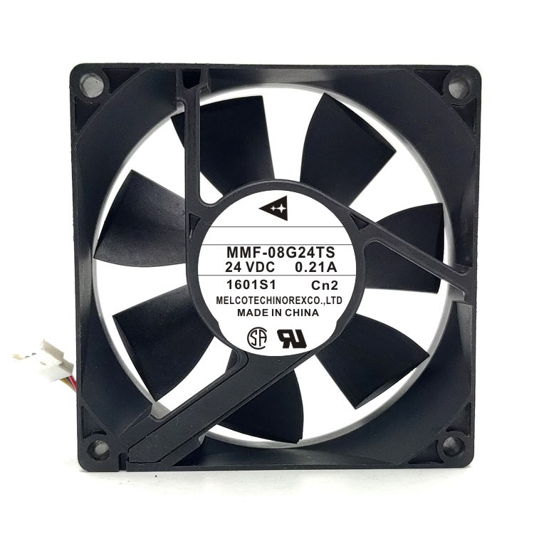 พัดลมระบายความร้อนอินเวอร์เตอร์ Mitsubishi 8CM MMF-08G24TS-CN2 24V 0.21A