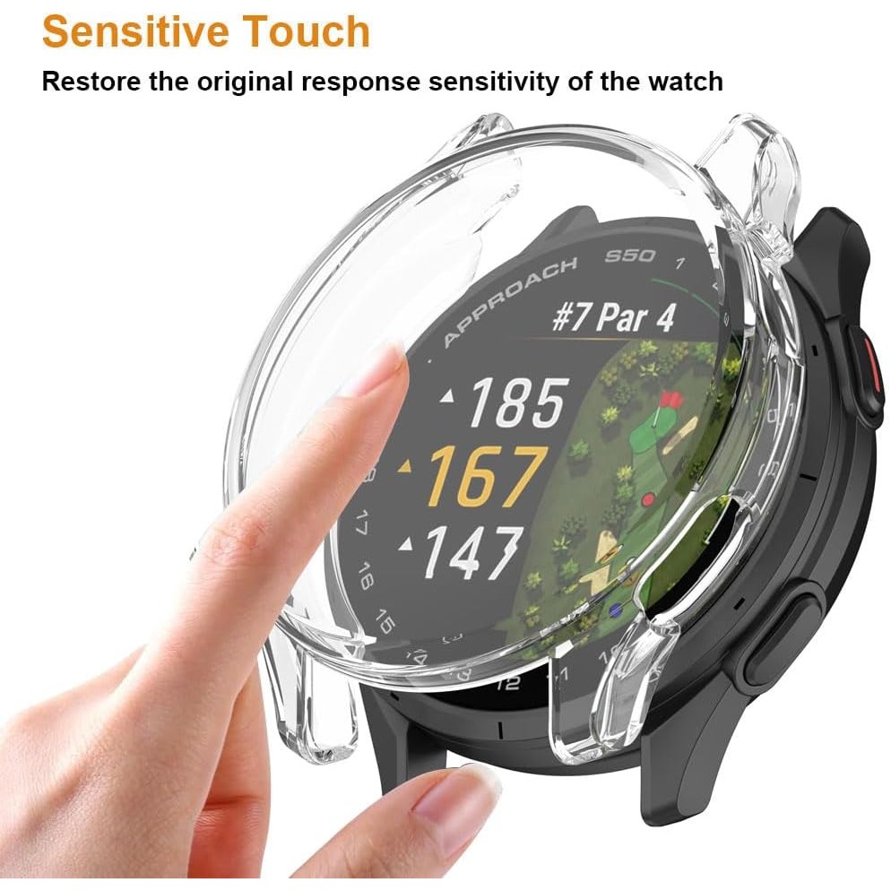เคสซิลิโคนสําหรับ Garmin Approach S50 TPU เปลือกป้องกันสําหรับ Garmin Approach S50 สมาร์ทนาฬิกาฝาครอบป้องกันนาฬิกา Accessoress ราคา ถูกที่สุด ดีลบีเคเค แกลเลอรีภาพที่ 6