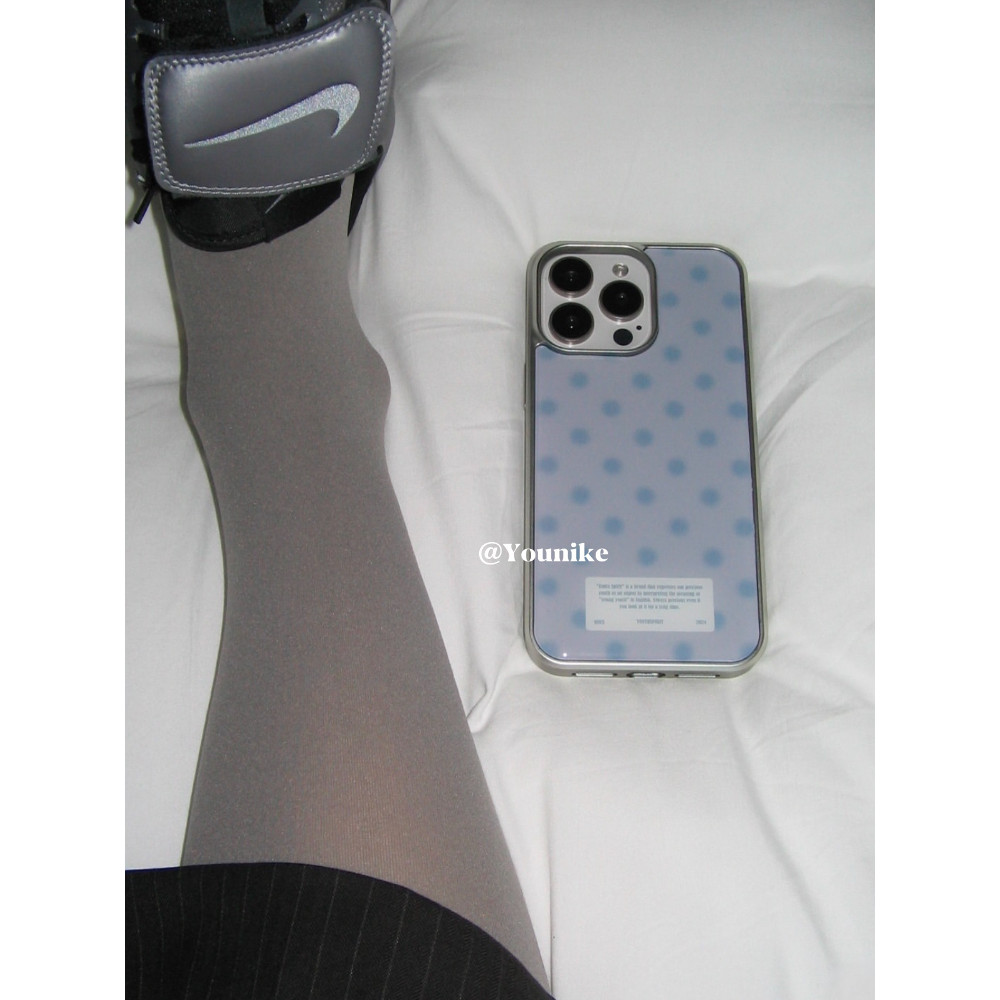 Flower Blossom Banxia สาวเกาหลี ins สไตล์บรรยากาศโรแมนติกโบราณ Early Polka Dot Smudge เหมาะสําหรับ iphone16pro/15promax Apple 16/13/14/12 เคสโทรศัพท์เคสป้องกันกันกระแทก