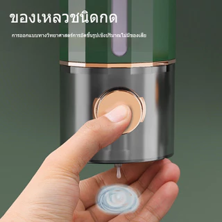 poodoo ที่กดสบู่เหลว กดเจลล้างมือ ตู้ติดผนังใส่โลชั่น 450มล.เหมาะกับน้ำยาฆ่าเชื้อ