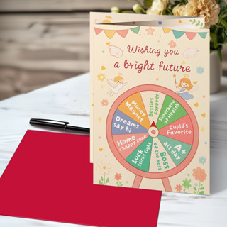 Super Large Trifold Big Blessing Farewell Wishing Greeting C…