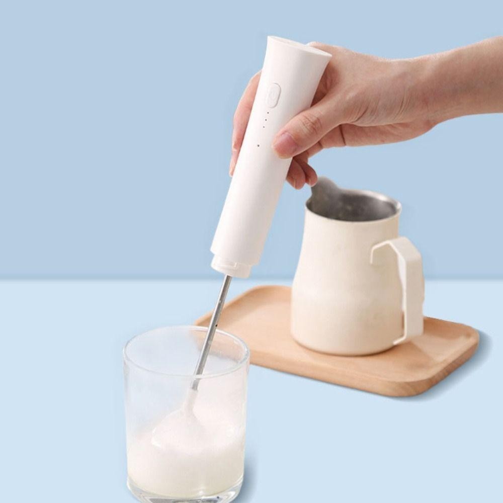 เครื่องตีฟองนมไฟฟ้า SOLARLINX, USB ชาร์จมือถือกาแฟ Whisk, Gadget ครัว 3 เกียร์เปลี่ยนหัวโฟมเสียงรบกวนต่ําผสมเบเกอรี่ - รูปที่ 6