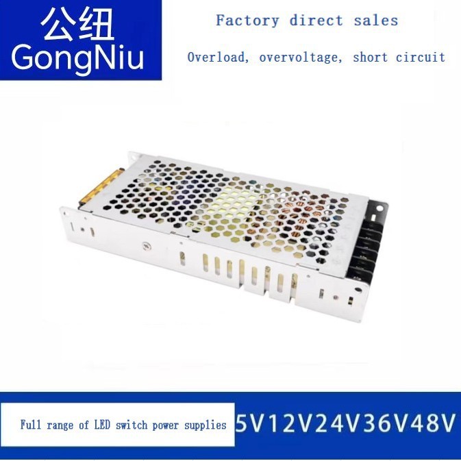 โรงงานขายตรง Switching Power LED Display Screen Transformer Switching Power Supply 220 ถึง 5V40A200W