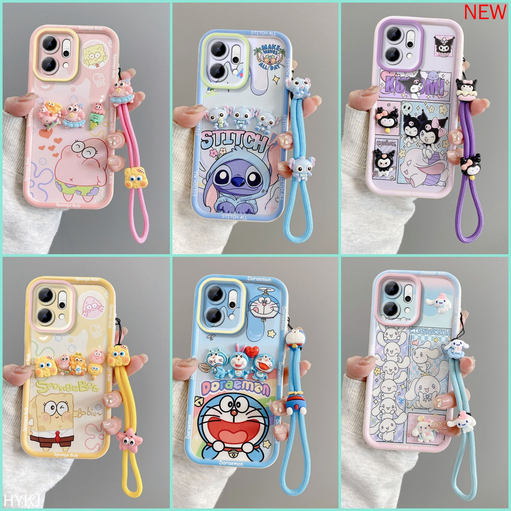เคส OPPO RENO 14F 5G Anti fall อะนิเมะการ์ตูน TPU ซิลิโคนอ่อนนุ่ม 3D เคสโทรศัพท์น่ารัก XXLK ราคา ถูกที่สุด ดีลบีเคเค รูปภาพหลัก
