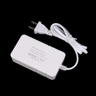 Nle 1PC US Plug 6 พอร์ต Multiport USB Charger 35W PD Type-C โทรศัพท์มือถือ Fast Charge Wall Chargers TypeC USB Hub อะแดปเตอร์ N