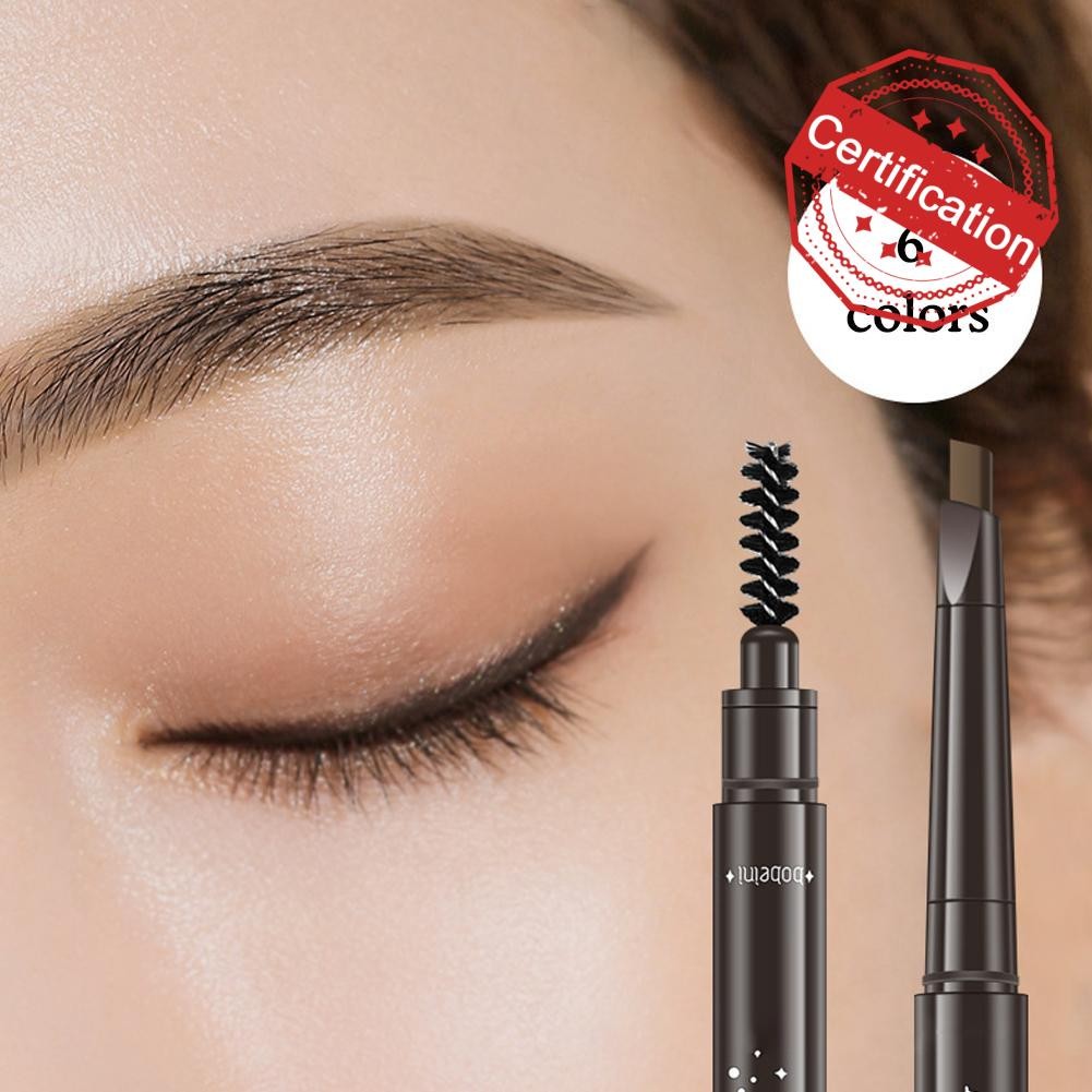 หมุนดินสอเขียนคิ้วกันน้ํา Sweatproof Non Smudging ดินสอ Eyebrow Smooth O1c4