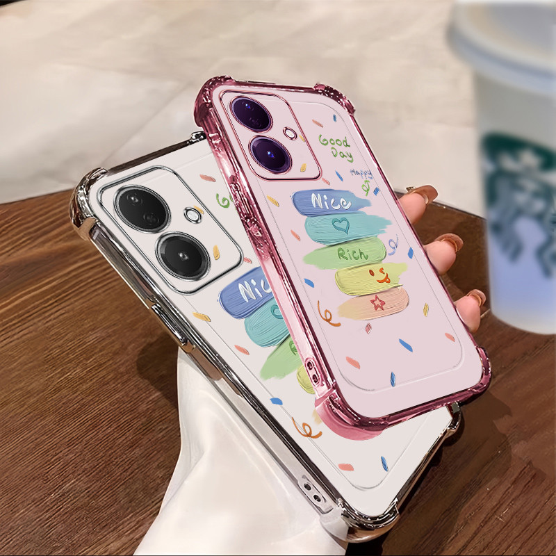 ปลอก OPPO A3i A5X A79 5G RENO 11F A5i PRO A3 A3X A5 pro 5G 4G เคสโทรศัพท์ 2025 ใหม่ซิลิโคนสี่มุมป้องกัน NICE