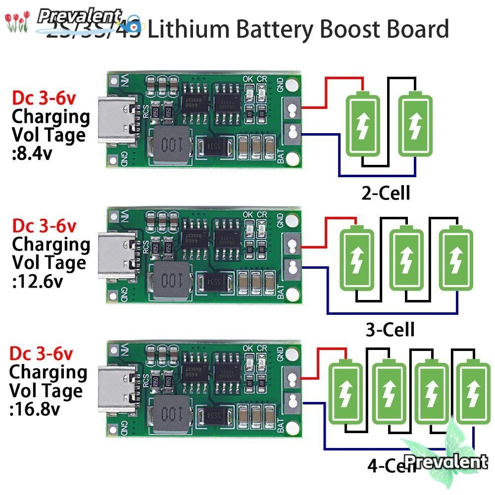 Preva Boost Module Li-Ion Charger ทนทาน Multi-Cel 2S 3S 4S