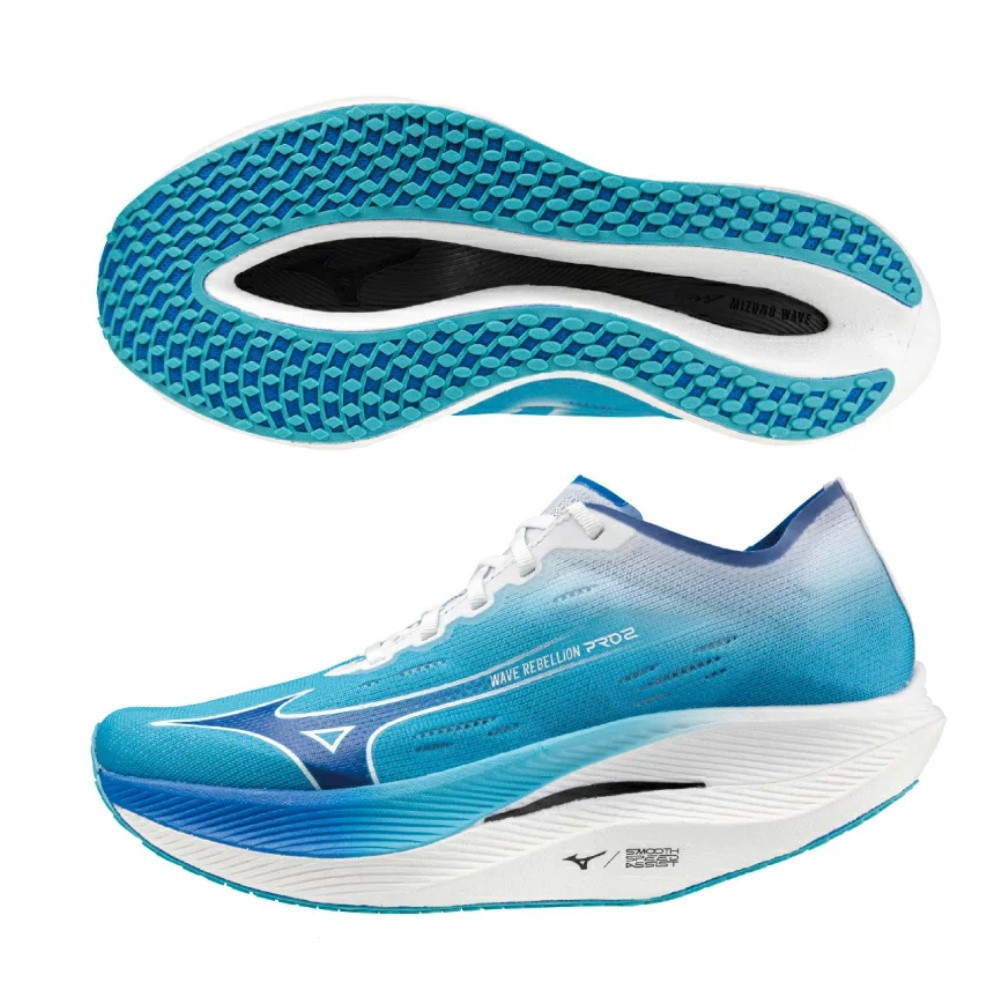 Mizuno คลื่น rebellion Pro 2แข่งรองเท้าวิ่งทั่วไปผู้ชายรองเท้าวิ่งถนน U1GD241751 VSY5 gvhw