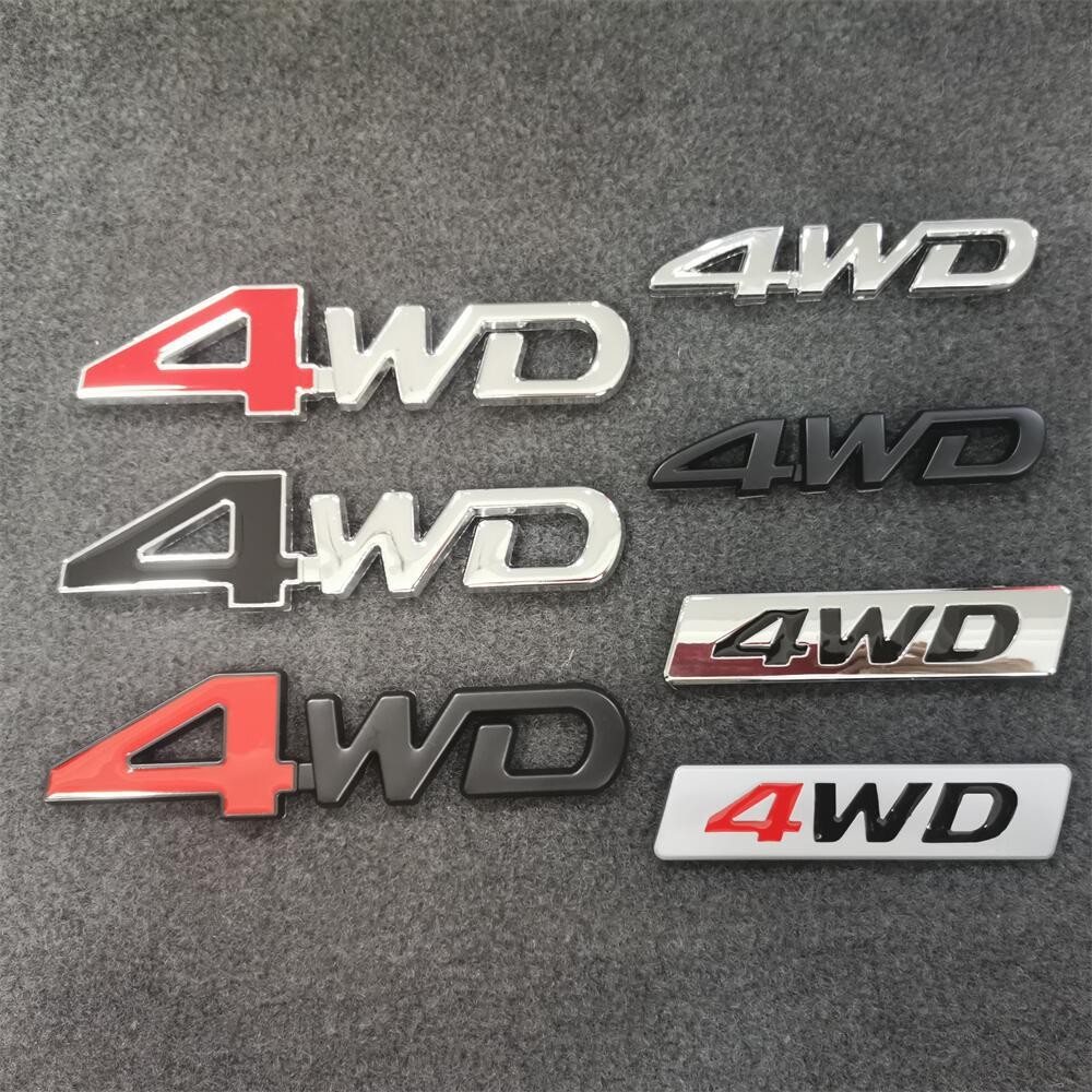 【Ready Stock】 4WD Performance Modified off-Road Metal Four-Wheel Drive Car Logo Car Tail Sticker Car Body Sticker Decoration Hot Sale in Stock JYVL