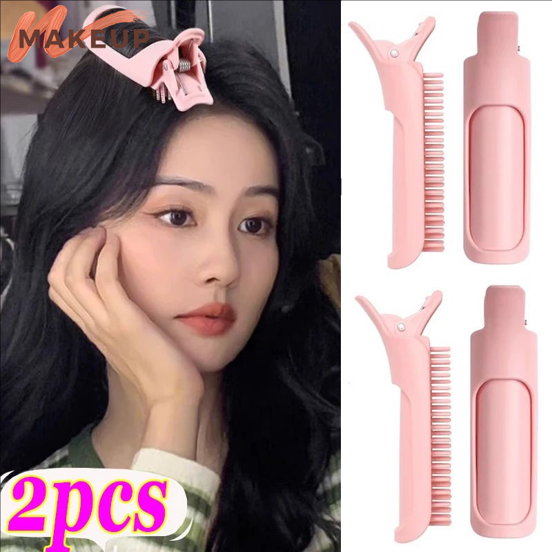 เครื่องมือทําผมร้านทําผม-ลูกกลิ้งผมหยิก ทําเอง -กิ๊บหวีปุยรากผมธรรมชาติ-เกลียวอากาศเรียบดัดผม-ไม่มีความร้อนไม่บาดเจ็บคู่มือแบบพกพา