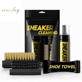 Someday Premium Shoe Cleaning Foam Kit – Sneakers Dry Cleaning Set with Brush & Towel