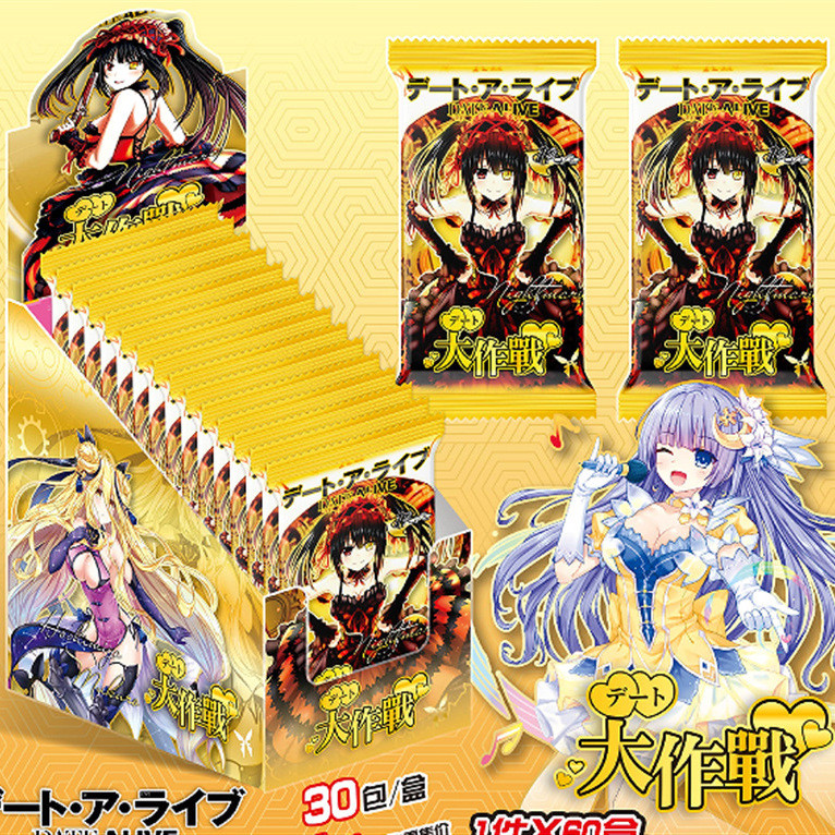 Collection Card Black and White Double Wing Card Card Date A Live Chinese Supplement Box about War Qi Crazy Three Yato-No-Kami Ten Incense