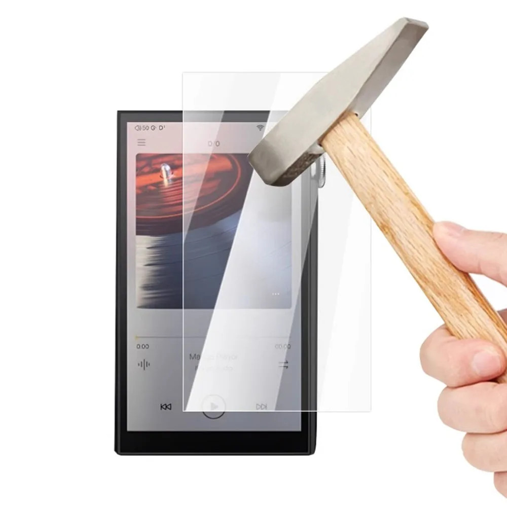 9h ความแข็งพรีเมี่ยมป้องกันกระจกนิรภัยป้องกันหน้าจอฟิล์มสําหรับ iBasso DX260 DX240 DX220max DX220 DX