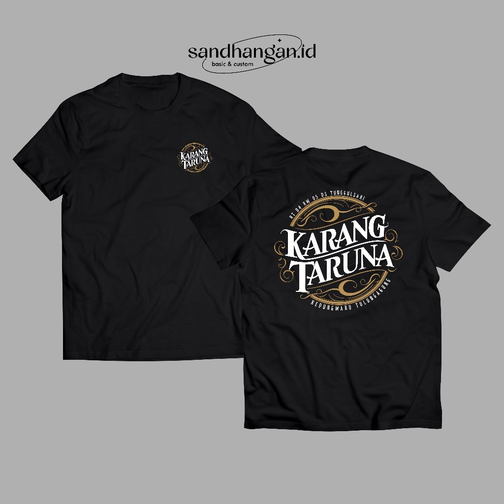 KATUN COOL INDONESIAN YOUTH KARANG เสื้อยืดสามารถปรับแต่งชื่อ RT RW VILLAGE PREMIUM DISTRO COTTON VO