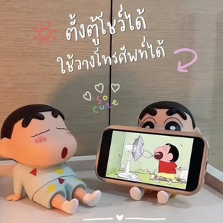 Crayon Shin-Chan อะนิเมะขี ้เกียจผู ้ถือโทรศัพท ์มือถือผู ้ถือเดสก ์ท ็ อปเครื ่ องประดับอินเทรนด ์ Phone Holder