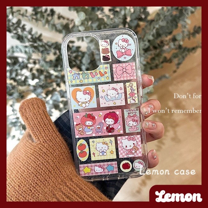 เคสโทรศัพท์มือถือแบบนิ่ม ใส แต่งกลิตเตอร์ ลายแมวน่ารัก สําหรับ iphone 15 15promax 14promax 13pro 13promax 11 12promax