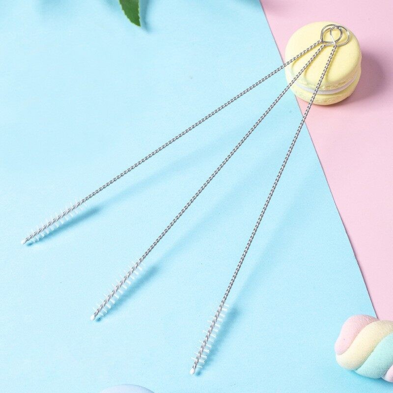 YY033 แปรงล้างหลอด 17.5cm แปรงล้างหลอดทุกประเภท แปรงล้างหลอดดูด แปรงล้างหลอดด้ามสแตนเลส304 ของไทยพร้อมส่ง ราคา ถูกที่สุด ดีลบีเคเค แกลเลอรีภาพที่ 5