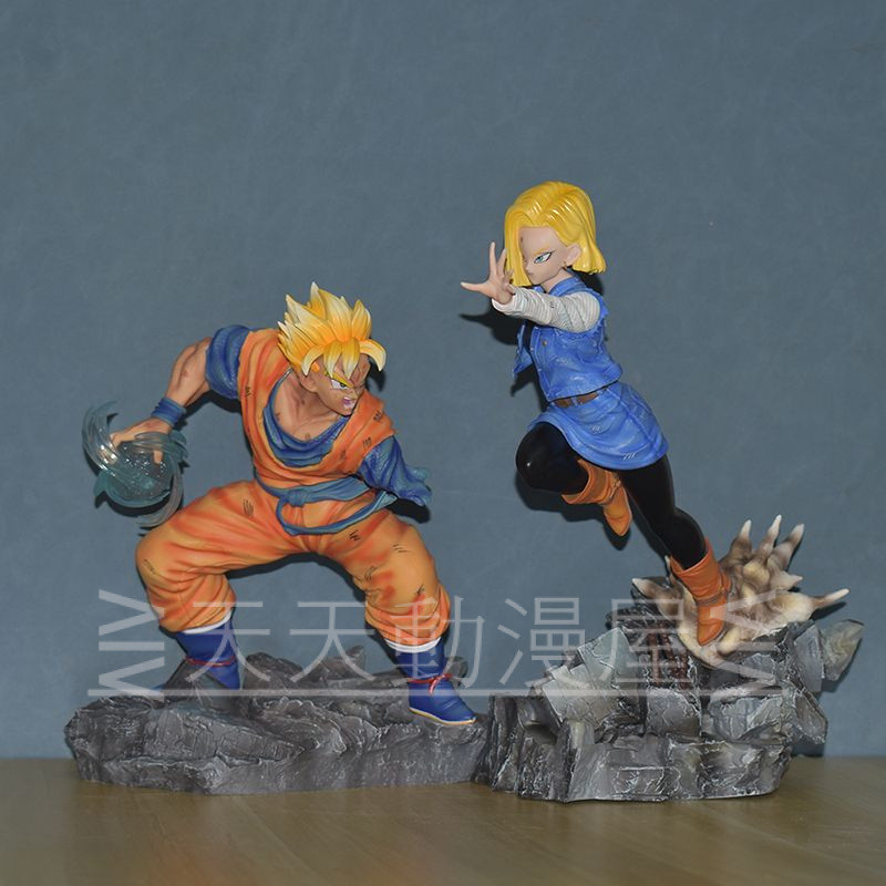 Dragon Ball Model Future Resonance Series Son Gohan VS ประดิษฐ์ Man No. 18 แขนหัก Gohan อะนิเมะ สินค