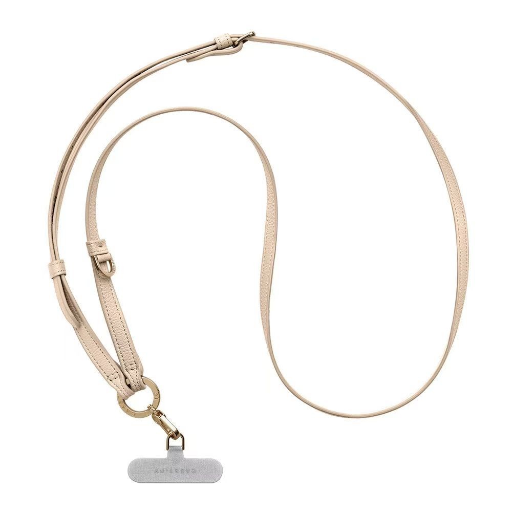 Casetify Original Leather Shoulder Strap หนังแท้ สายถักแนวทแยง สายยาว เหมาะสําหรับโทรศัพท์มือถือทุกรุ่น