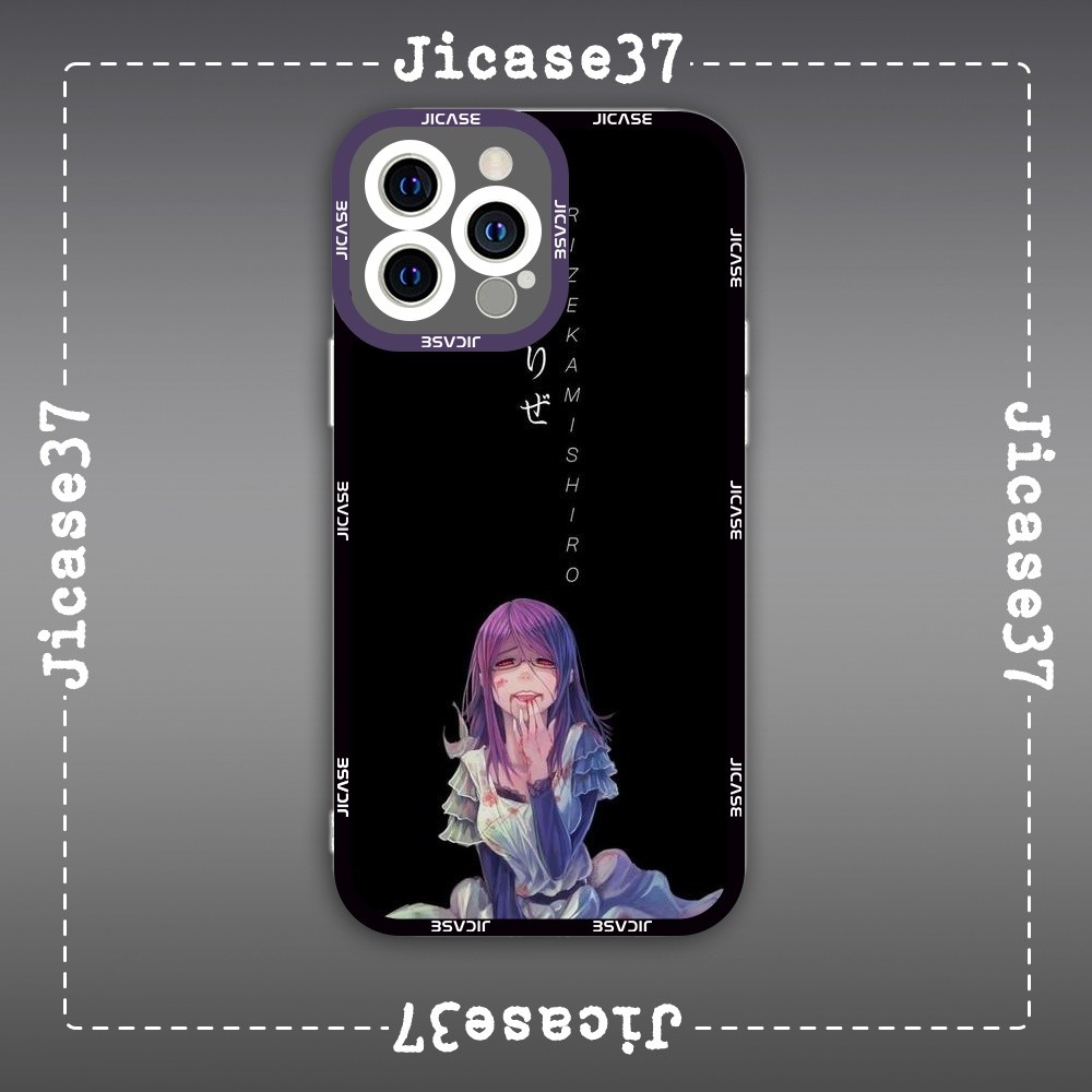 เคส iPhone Square Edge Samsung Xiaomi Oppo อะนิเมะ Tokyo Ghoul Tokyo Ghoul ตัวละคร Rize