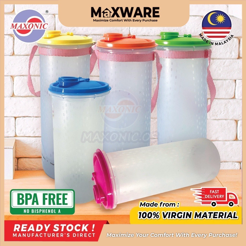 Maxware 0.85/1.1 ขวดน้ํา Litre พร้อมเข็มขัดพกพา BPA Free Water Bottle Tumbler/Becas Air Minuman Boto