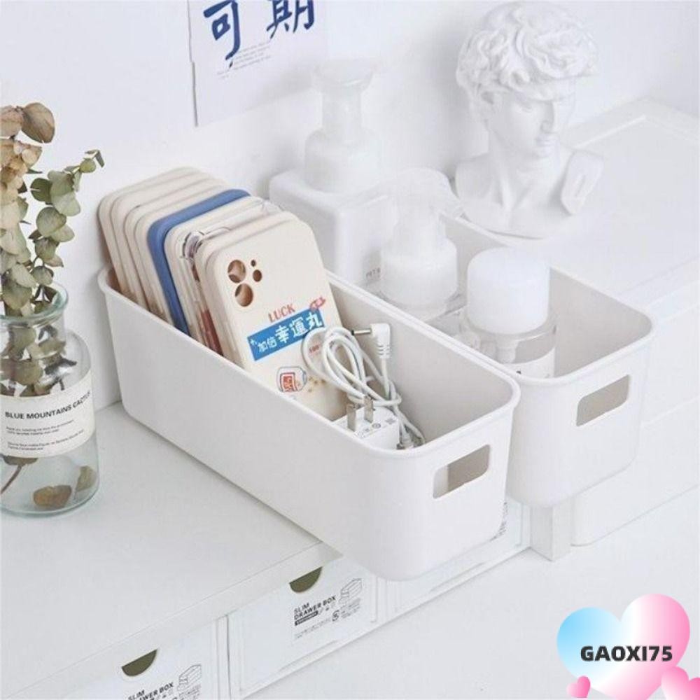 กาโอซี75กล่องเก็บของตั้งโต๊ะ,ผลไม้เครื่องสําอางจิปาถะถังจัดระเบียบในครัวความจุขนาดใหญ่,ลิ้นชักเก็บของวางซ้อนกันได้ไร้ฝาทนทาน