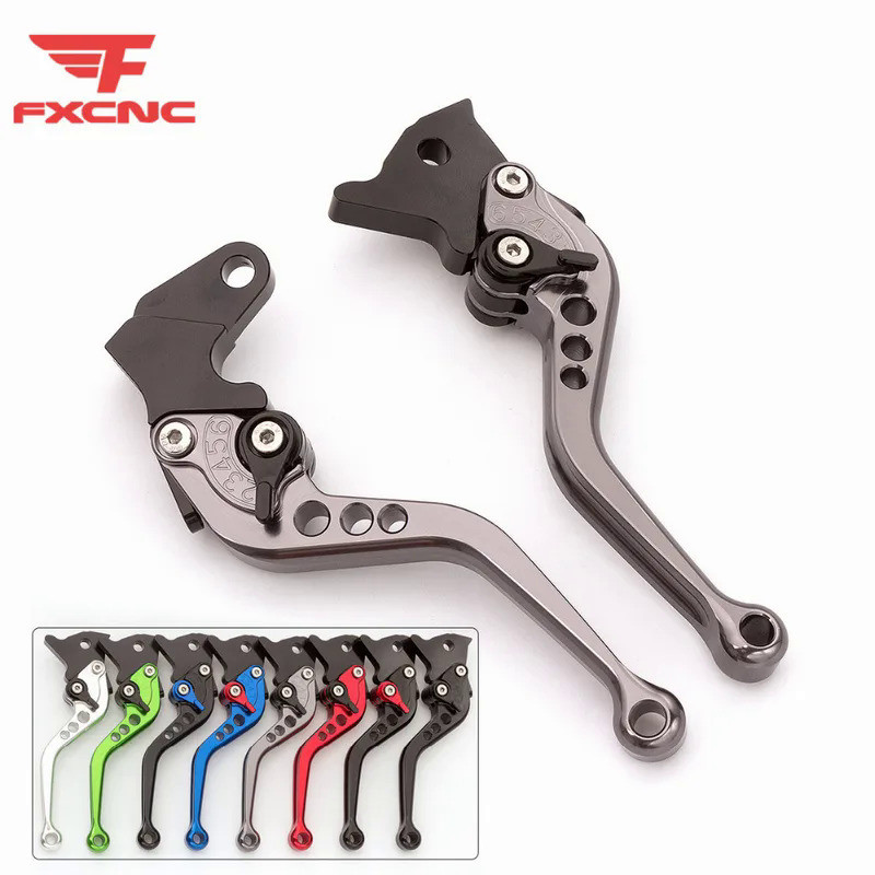 XF XFCNC Aluminum Adjustable Racing Motorcycle Brake Clutch Lever For Kawasaki Z900 Z650 NINJA 650R 