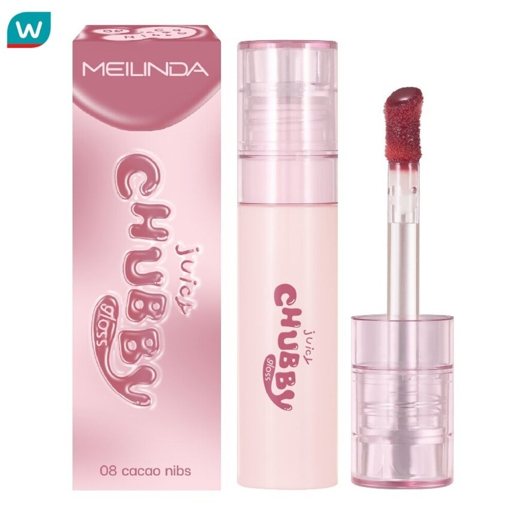 Meilinda เมลินดา จุสซี่ ชับบี้ ลิป กลอส 3.5ก. 08 คาเคา นิป